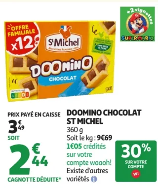 DOOMINO CHOCOLAT ST MICHEL