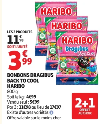 BONBONS DRAGIBUS BACK TO COOL HARIBO