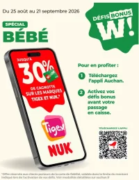 Articles de marques Tigex et Nuk