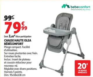 Chaise haute Olea Bébéconfort
