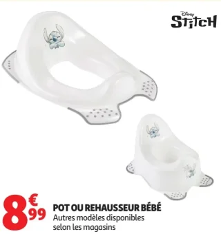 Pot ou rehausseur bébé Disney Stitch