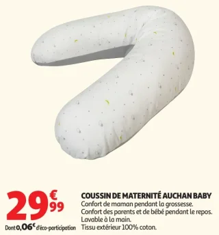 COUSSIN DE MATERNITÉ AUCHAN BABY