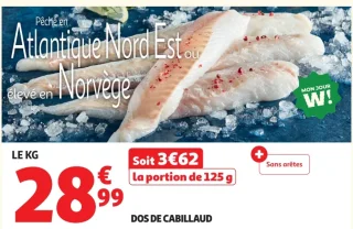 Dos de cabillaud