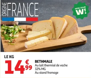Bethmale au lait thermisé de vache