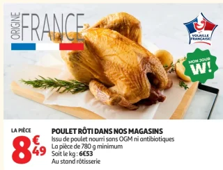 Poulet Rôti dans nos magasins