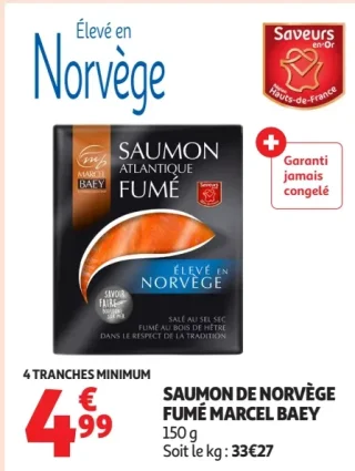 Saumon de Norvège Fumé Marcel Baey