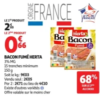 BACON FUMÉ HERTA