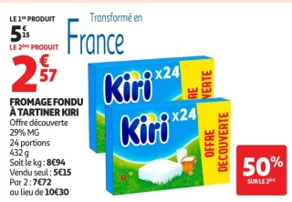 Fromage Fondu à Tartiner Kiri