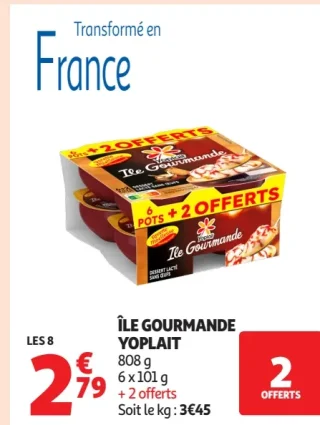 Île Gourmande Yoplait