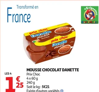 Mousse Chocolat Danette