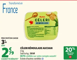 Céleri Rémoulade Auchan