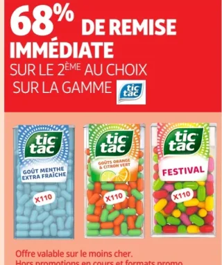 Bonbons Tic Tac