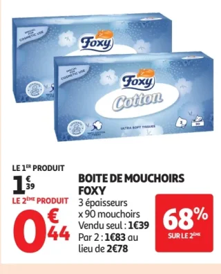 Boite de mouchoirs Foxy Cotton
