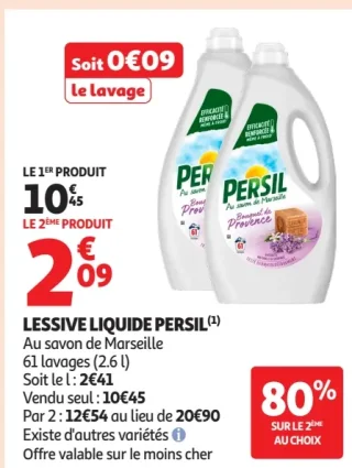 Lessive liquide Persil Au savon de Marseille