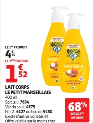 Lait corps Le Petit Marseillais