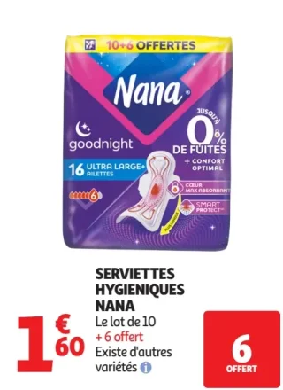 Serviettes hygiéniques Nana