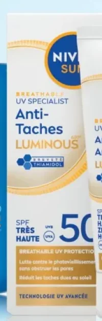 Nivea Sun UV Specialist Anti-Taches Luminous 50
