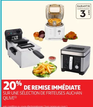 Sélection de friteuses Qilive