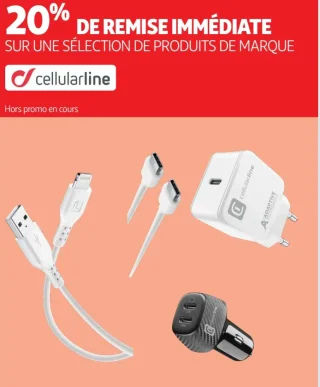 Sélection de produits de marque Cellularline
