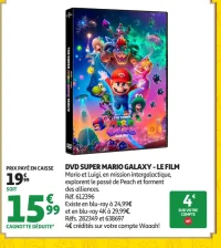 DVD Super Mario Galaxy - Le Film