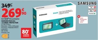 SAMSUNG PACK A11 + 6 128GB + PROTECTION