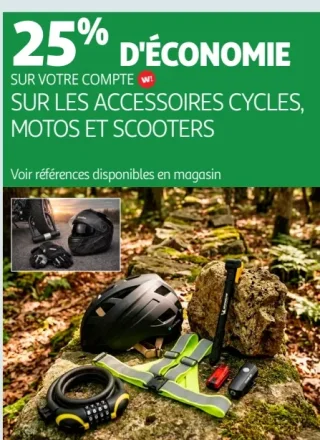 Accessoires cycles, motos et scooters