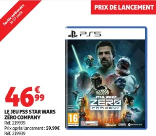 LE JEU PS5 STAR WARS ZERO COMPANY