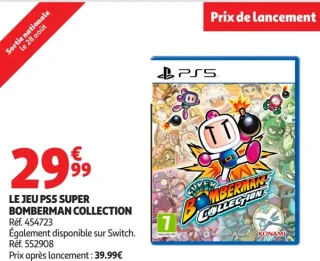 LE JEU PS5 SUPER BOMBERMAN COLLECTION
