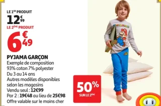 Pyjama garçon Super Mario