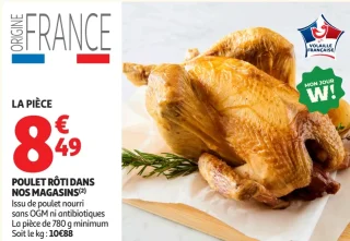 Poulet rôti dans nos magasins