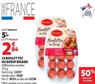 15 Boulettes au boeuf Bigard