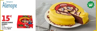 Gâteau licence Mario