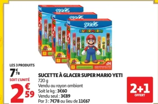Sucette à glacer Super Mario Yeti