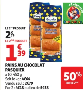 Pains au chocolat Pasquier