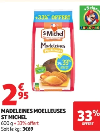 Madeleines Moelleuses St Michel