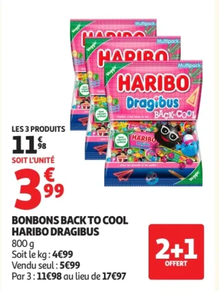 Bonbons Back to Cool Haribo Dragibus
