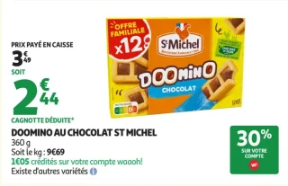 Doomino au chocolat St Michel