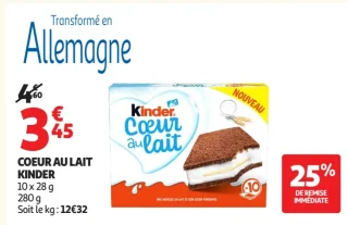 Coeur au lait Kinder