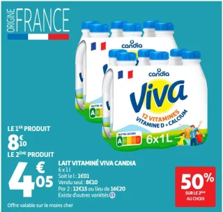 Lait Vitaminé Viva Candia