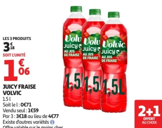 Juicy Fraise Volvic
