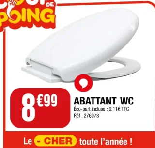 Abattant WC