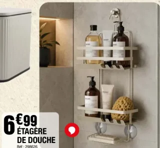 Étagère de douche