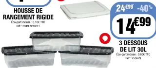 3 Dessous de lit 30L