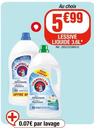 Lessive liquide Chanteclair