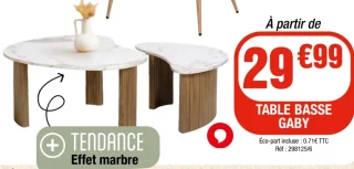 TABLE BASSE GABY