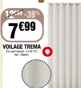 Voilage Trema