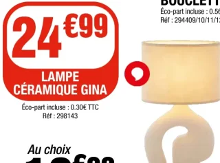 Lampe Céramique Gina