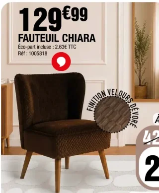 Fauteuil Chiara