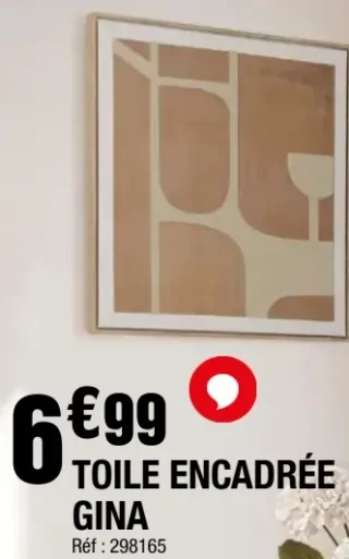 Toile encadrée Gina