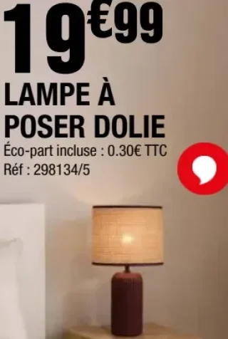 Lampe à poser Dolie